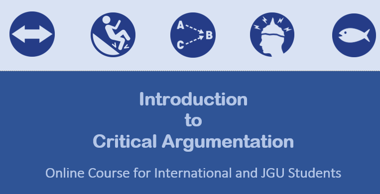 Online course JGU – Introduction to Critical Argumentation – Now open for FORTHEM alliance students